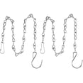 thumbnail image 1 of cadenas para colgar en forma de jaula de pájaros, 19.7 pulgadas, plata Ormromra HMHZ1025-4, 1 of 1