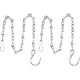 thumbnail image 1 of Paquete de 2 cadenas colgantes para comederos de pájaros, macetas, farolillos y adornos (9.5 pulgadas, negro) Ormromra HMHZ1025-4, 1 of 7