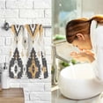 thumbnail image 7 of Yayeee 100% Cotton Hand Towels for Bathroom 16" x 28" Soft Absorbent Kitchen Towel, White and Black, 7 of 7