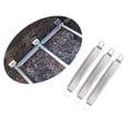 thumbnail image 3 of 3 Pcs Tubes de Remplacement Réglables pour Barbecue en Acier Inoxydable Kit de Remplacement pour Barbecue à Gaz Blanc, 3 of 10