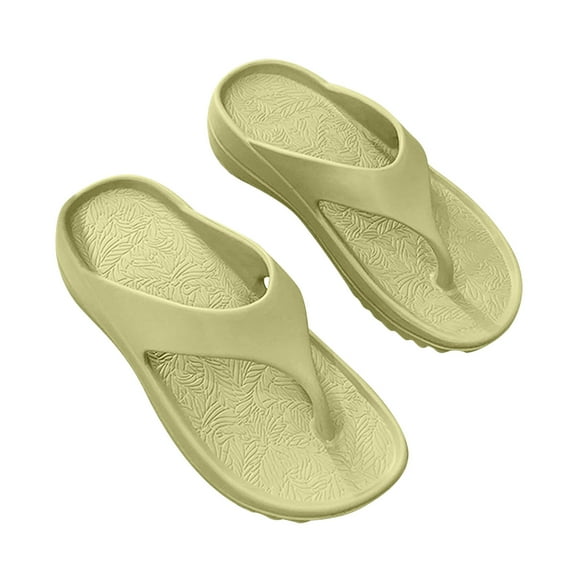 Dvkptbk Orthopedic Sandals for Women Arch Support Recovery Flip Flops Pillow Soft Summer Beach Shoes ummer