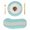 Blue, variant on Pink Wooden Grain Round 13 Inch Placemats Set of 4, Vintage Chic Geometric Textured HeatResistant Non Slip Place Mats for Dining Table, Wipeable Braided Kitchen Table Mats for Housewarming