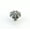 Polished Nickel / Imperial Shell, variant on Schaub And Company 853-PEN-ED Symphony 1-3/8" Designer Luxury Round Decorative Flower