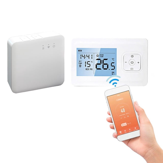 For Floor Heating Water Boiler Wifi Thermostat Temperature Control App Remote Control For Tuya Wireless Thermostat