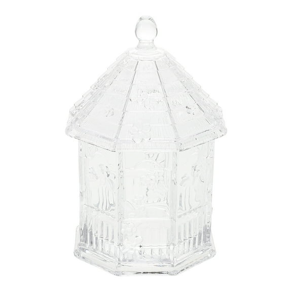 OUNONA Decorative Jars with Lid Glass Sugar Bowl Baby Masonry