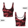 thumbnail image 5 of Lsque Red Line Printed Women'S Sports Bra, Compression, Moisture Wicking, High-Impact Sports Bra For Women,Supportive sports bra-Medium, 5 of 9
