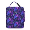 thumbnail image 5 of Paisley and Mandala Floral Lunch Bag, Reusable Waterproof Cooler Tote, Ethnic Boho Style, 5 of 5