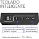 thumbnail image 5 of Fohfurniture FOH Marco para Escritorio Elevable Eléctrico, Base Ajustable para Standing Desk con 4 Memorias, Altura Regulable 72–122 cm, Estructura Metálica con Motor Silencioso, Negro, 5 of 8