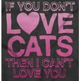 thumbnail image 2 of Crazy Cat Lady I Can't Love You Funny Womens Fitted Plus Size Graphic Tee Brisco Brands 2X, 2 of 4