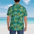 thumbnail image 4 of Susaid Jungle Leopard Print Hawaiian Shirts for Men Women,Hawaiian Summer Short-Sleeve Casual Relaxed-Fit Button-Down,3X-Large, 4 of 7
