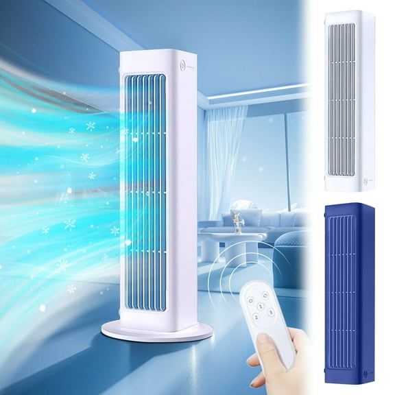 Taicans ‌Personal Cooling Fan - Bladeless Tower Fan & Wall Mounted AC,Silent 45dB Bedroom Cooler,3-Speed,APP Control,Energy Efficient Evaporative Air Circulator for Dorm office Bathroom‌