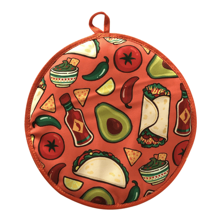 Dolked Tortilla Warmer Pouch Insulated Microwavable Fabric Bag 12 inches  Corn Flour Burrito Tools