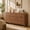 Dark Burl, variant on Vintagearth 9 Drawers Dresser for Bedroom, Curved FSC-certified Wood 1.18" Thick Board Dressers & Chests of Drawers for  Living Room, Hallway, Entryway, Dark Burl