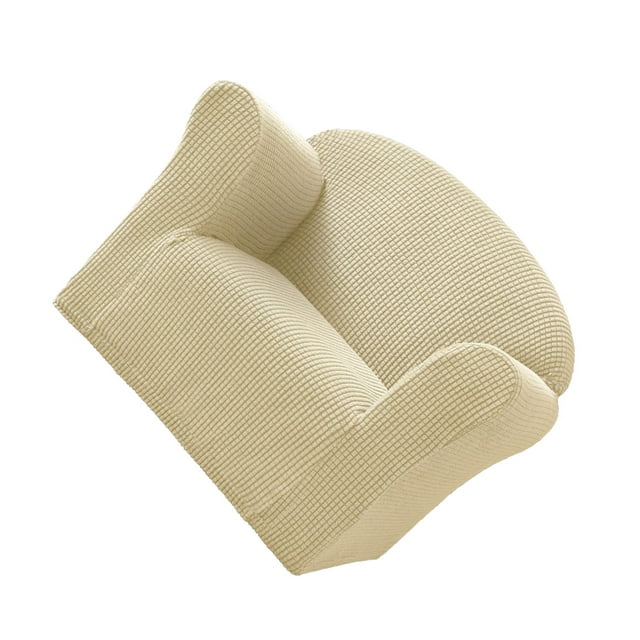 relayinert Elastic Sofa Cover Sofa Looking New Machine Washable And Non-fading High-stretch Stretch Slipcovers cream-coloured 1Set
