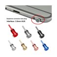 thumbnail image 2 of Earphone 3.5mm AUX Jack Connector Anti Dust Plug Card Removal Pin for iPhone-Golden, 2 of 5