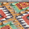thumbnail image 5 of Ethnic Dog Crate Cover, Tribal Inspired Geometrical Motifs with Squares and Triangles in Colorful Tones, Easy to Use Pet Kennel Cover for Medium Large Dogs, 35" x 23" x 27", Multicolor, by Ambesonne, 5 of 6