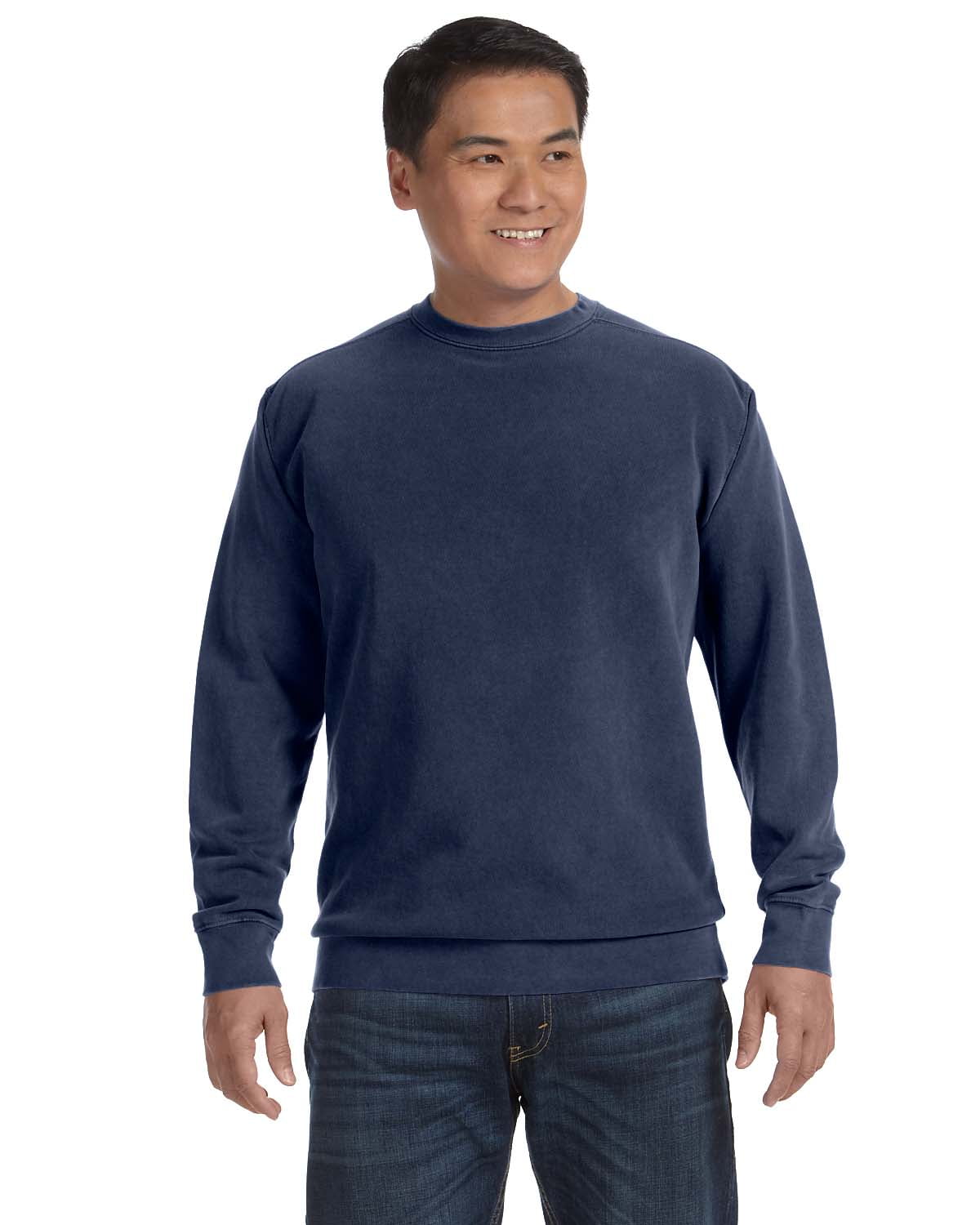 A Product of Comfort Colors Adult Crewneck Sweatshirt - MIDNIGHT - L ...