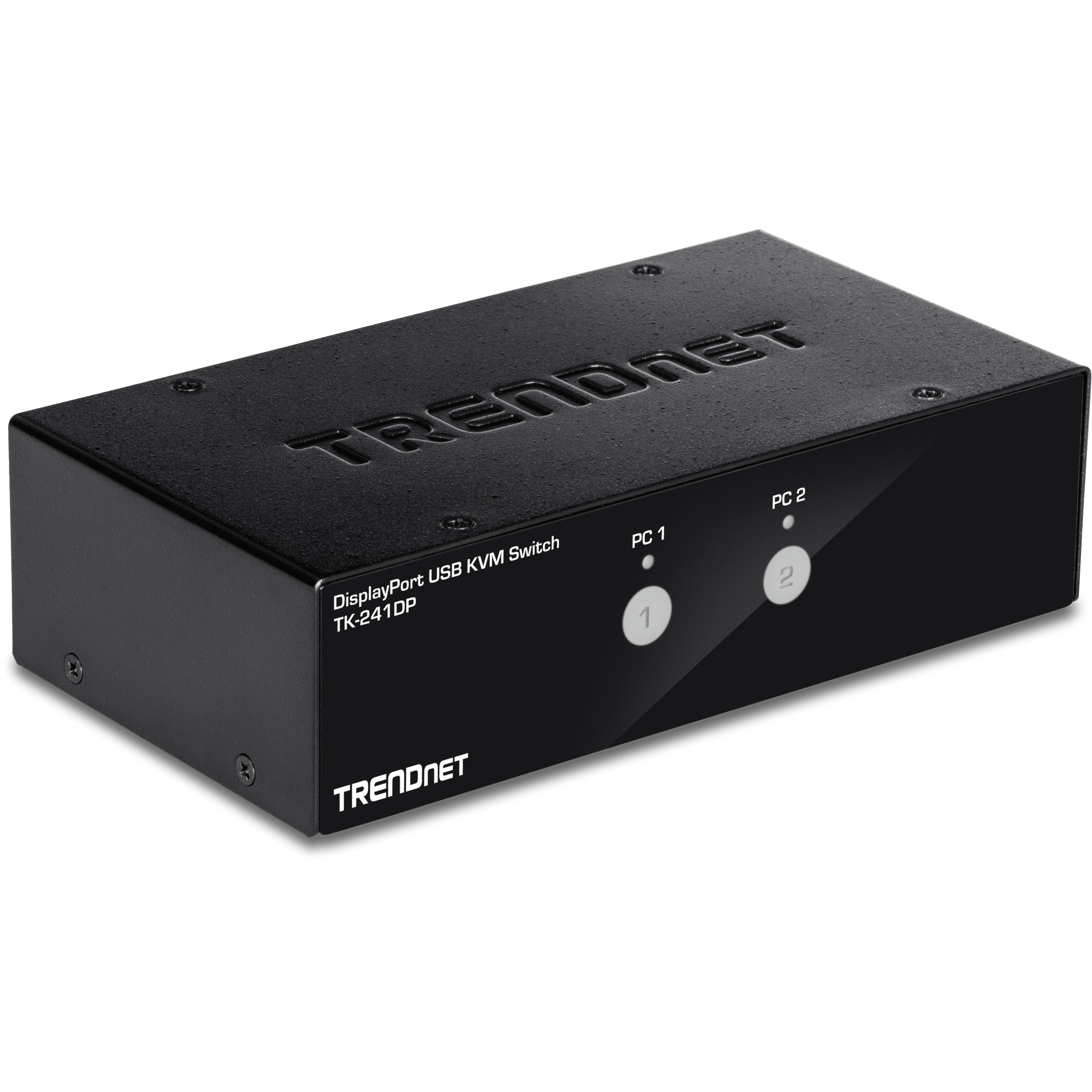 TRENDnet TK-241DP, 2-Port DisplayPort KVM Switch,
