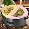 thumbnail image 3 of 2pcs Slow Cooker Liner Heat Resistant High Toughness Oil Proof Leak-proof 6-8 Quarts Slow Cooker Cushion Kitchen Gadget, 3 of 5