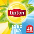 thumbnail image 2 of Lipton Family Sized Iced Black Tea, Caffeinated, Tea Bags 48 Count Box, 2 of 7
