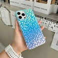 thumbnail image 2 of Compatible with iPhone 14 Plus Leopard Case for Women, Luxury Glitter Leopard Cheetah Print Designed Colorful Laser Iridescent Case Hard PC Bumper Slim Protective Bling Girly Case Cute, 2 of 14