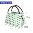 thumbnail image 2 of Disketp Cute Crocodile Insulated Bags, Insulated Cooler Bag Totes for Lunch Beach Camping, 2 of 6