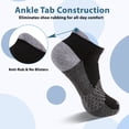 thumbnail image 4 of COOPLUS Women's Athletic Ankle Socks Women's Sock Size 9-11 Female Cushioned Color Socks 6 Pairs, 4 of 9