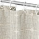 thumbnail image 2 of Matsuzay Poliéster Disfrute de una ducha cómoda y relajante con cortina de baño Cortinas de ducha fáciles de instalar Juegos de accesorios de baño cuadros grandes grises, 2 of 6