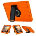 thumbnail image 4 of Dteck Case For iPad 11-inch (A16) 2025/ iPad 10th Generation,Heavy Duty Rubber Case Shockproof Rotatable Kickstand Cover with Adjustable Hand/Shoulder Strap for iPad 10th/11th Gen,Orange, 4 of 9