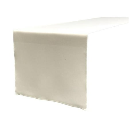 

TCpop14x108-IvoryP25 Polyester Poplin Table Runner Ivory - 14 x 108 in.