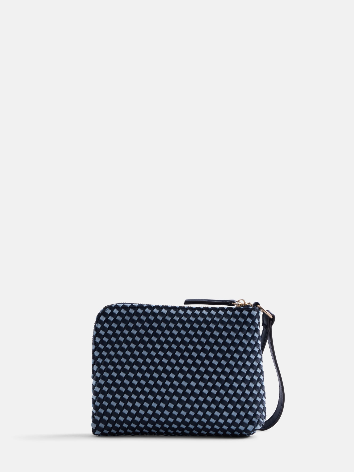 Free Assembly Women's Woven Wristlet, Blue Topaz