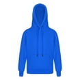thumbnail image 3 of YONGHS Kids Boys Girls Long Sleeve Hoodie Drawstring Sweatshirt Top with Pocket Activewear Royal Blue 9-10, 3 of 7