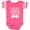 Football Pink and White, variant on Inktastic Kickboxing Future Kickboxer Like Daddy Boys or Girls Baby Bodysuit