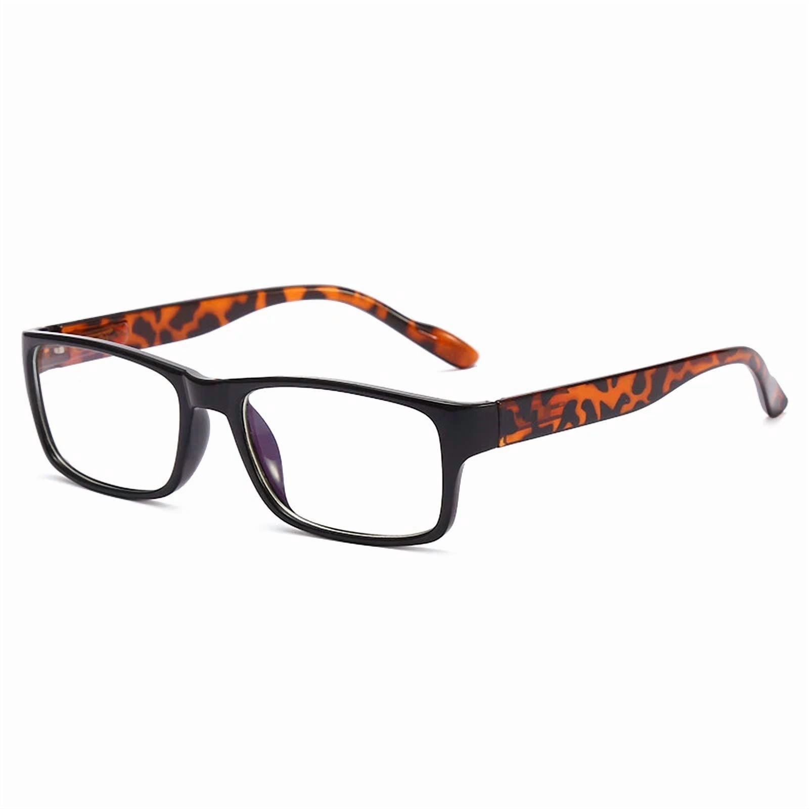 10 Packs Unisex Square Frame Blue Light Blocking Computer Reading Glasses Readers for Men Women +1.00