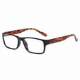 thumbnail image 2 of 11 Packs Unisex Square Frame Blue Light Blocking Computer Reading Glasses Readers for Men Women +2.50, 2 of 6