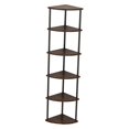thumbnail image 4 of jifeng Corner Shelf Corner Display Shelf Durability Frees Standing Easy to Install Storage Rack Multipurpose for Kitchen Office Home 152cm, 4 of 9