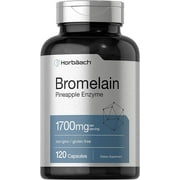 Bromelain 1700mg | 120 Capsules | Supports Digestive Health | by Horbaach