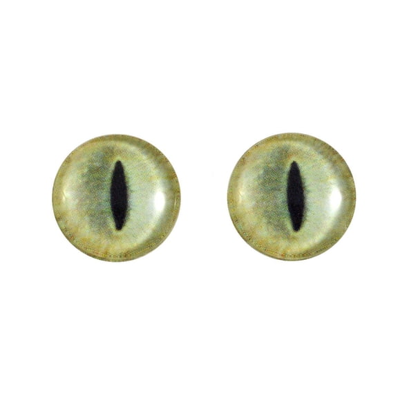 Pale Yellow Cat Glass Eyes