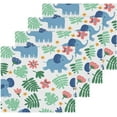thumbnail image 2 of SKYSONIC Elephant Washcloths Set of 6, Highly Absorbent Soft Cotton Fingertip Towels for Bathroom, Kitchen, Gym, Spa, Home Decor 12 x 12 Inch, 2 of 7