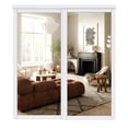 thumbnail image 3 of 72" x 80" Height Mirror Sliding Closet Doors Forested With Silent Sliding Rollers, Contemporary Design For Walk-In Closets And Nursery Rooms, 3 of 8