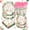 Pink, variant on 168pcs Wild One Birthday Party Supplies Tableware Set - Safari Birthday Decorations Include Plates, Napkins, Cups, Cutlery, for Animal Jungle Theme Wild One Party Supplies | Serves 24