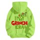 thumbnail image 4 of Sudadera con capucha MIARHB para mujer, talla grande, ligera, de manga larga, con bolsillos y estampado navideño, talla 3XL, 4 of 4