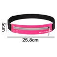 thumbnail image 2 of Riñonera deportiva reflectante para correr con ajuste delgado ajustable para correr, trotar, pasear perros, andar en bicicleta MFZFUKR CPB-DE-SSW1451-4, 2 of 5