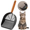 thumbnail image 2 of Barhoo Stainless Steel Cat Litter Scoop with Long Handle for Easy Litter Box Cleaning, Durable Pet Waste Scooper with Sifting Design and Ergonomic Grip 1 Stainless Steel Cat Litter Scoop, 2 of 9