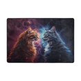 thumbnail image 2 of Cats Fight Area Rug Washable 72 x 48 Floor Carpet Mat Non Slip for Bedroom Living Room Kids Room Home Decor, 2 of 7