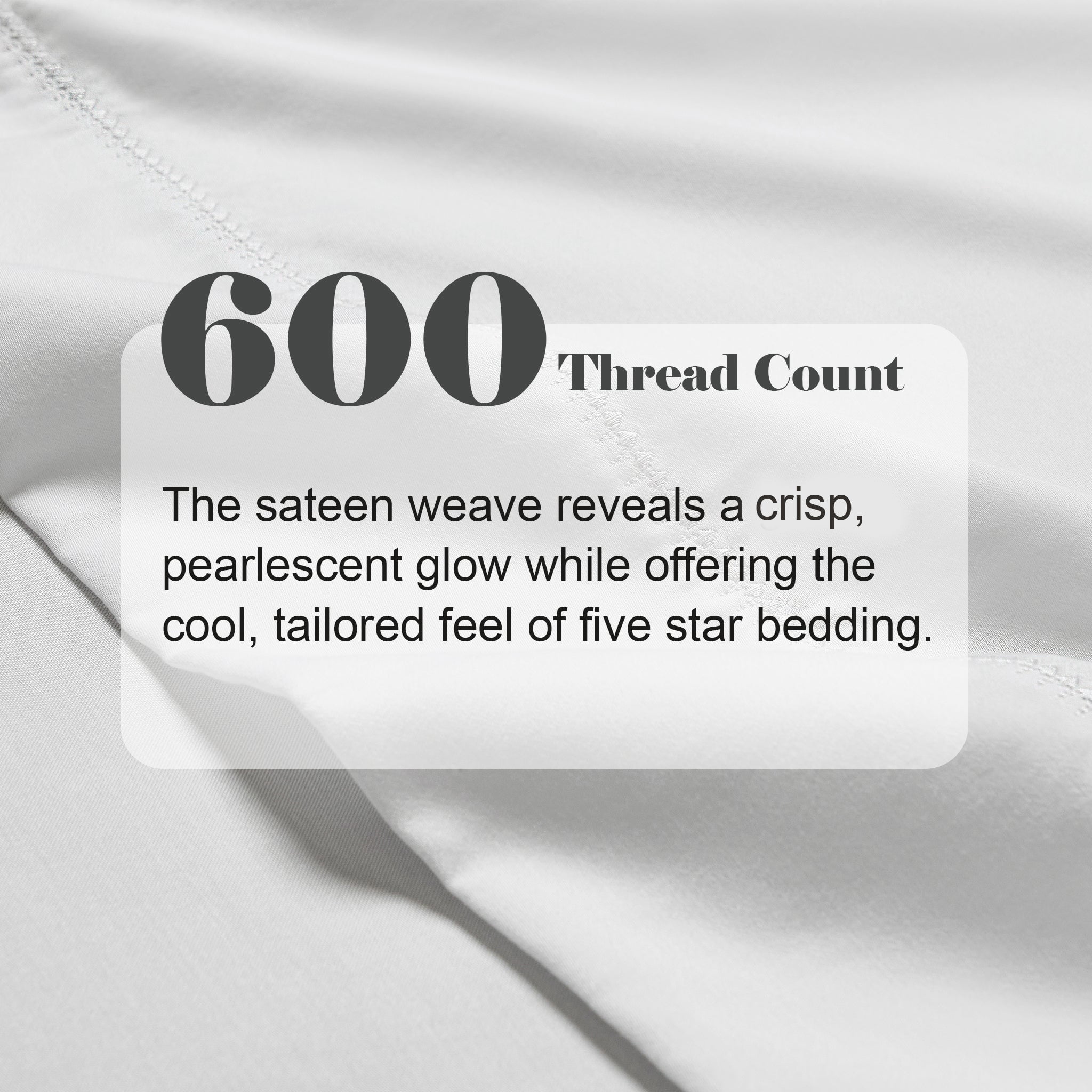 Superior Cotton Blend 600 Thread Count Embroidered Pillowcases , Set of 2, Standard Size, White