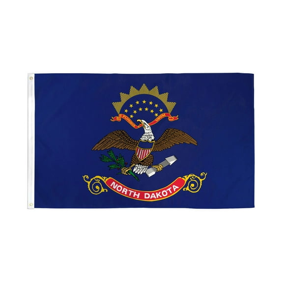 North Dakota 3'X5' State Flag ROUGH TEX® 68D Nylon