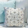 thumbnail image 5 of Boho Throw Pillow Covers 16x16 inch Set of 2 Monaco Rug Persian Carpet Double Sided Pattern Short Plush Cotton Soft Pillow Case Cushion Cover Pillowcase for Couch Sofa Bed Decorative (Grey), 5 of 6