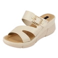 thumbnail image 1 of Sandalias con plataforma Exterior Piel vegana Color Beige Para Mujer De RBCOLLECTION, 1 of 3