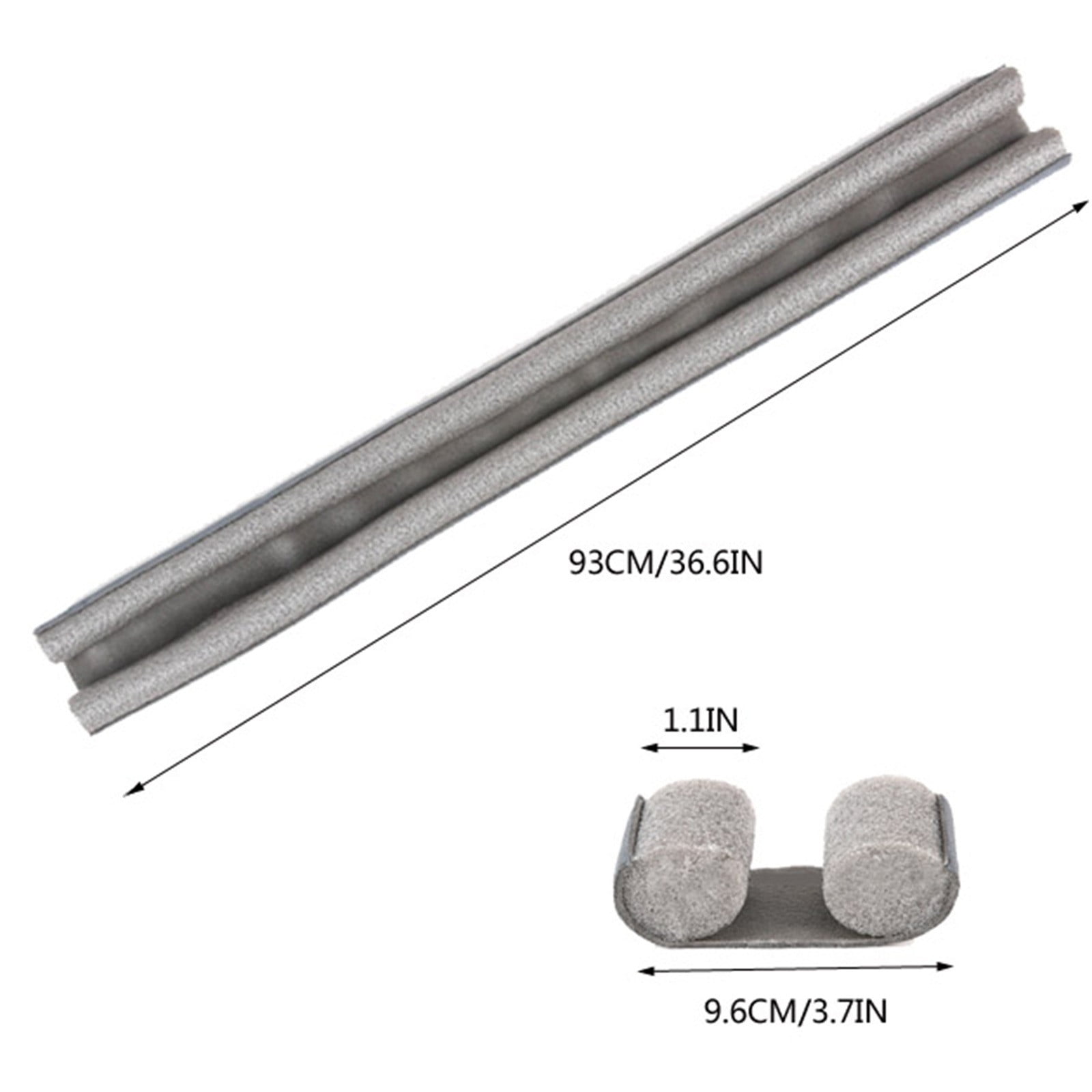 Door Noise Blocker Door Draft Stopper Under Door Sweep Weather Stripping Door Seal Guard Soundproofing 30" to 36" Adjustable Door Stopper for Bottom of Door